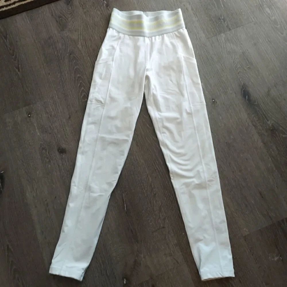 Aerie Move White High Waisted 7/8 Legging Small